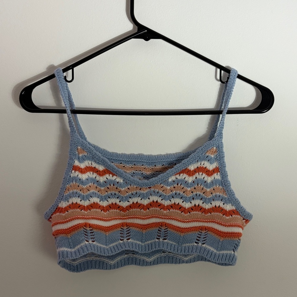 SHEIN Multicolor Knit Tank Top
